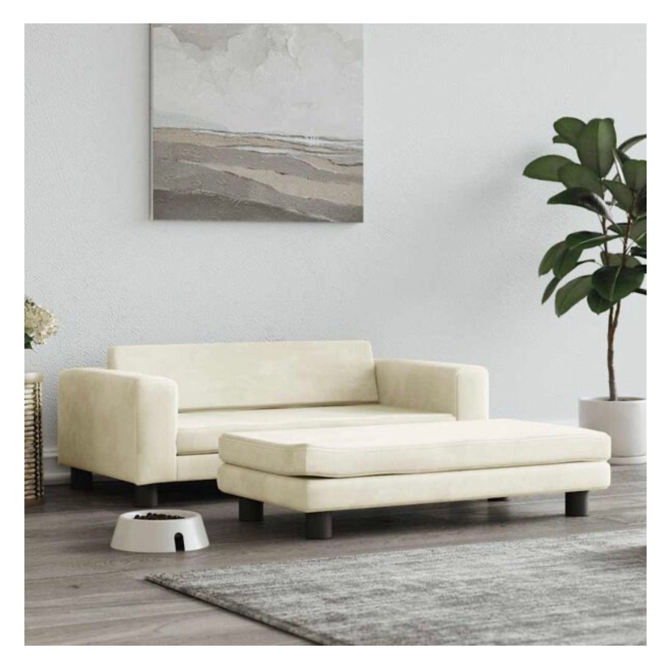 vidaXL Hondenbank met verlengstuk 100x50x30 cm, Dieren en Toebehoren, Ophalen, Gebruikt