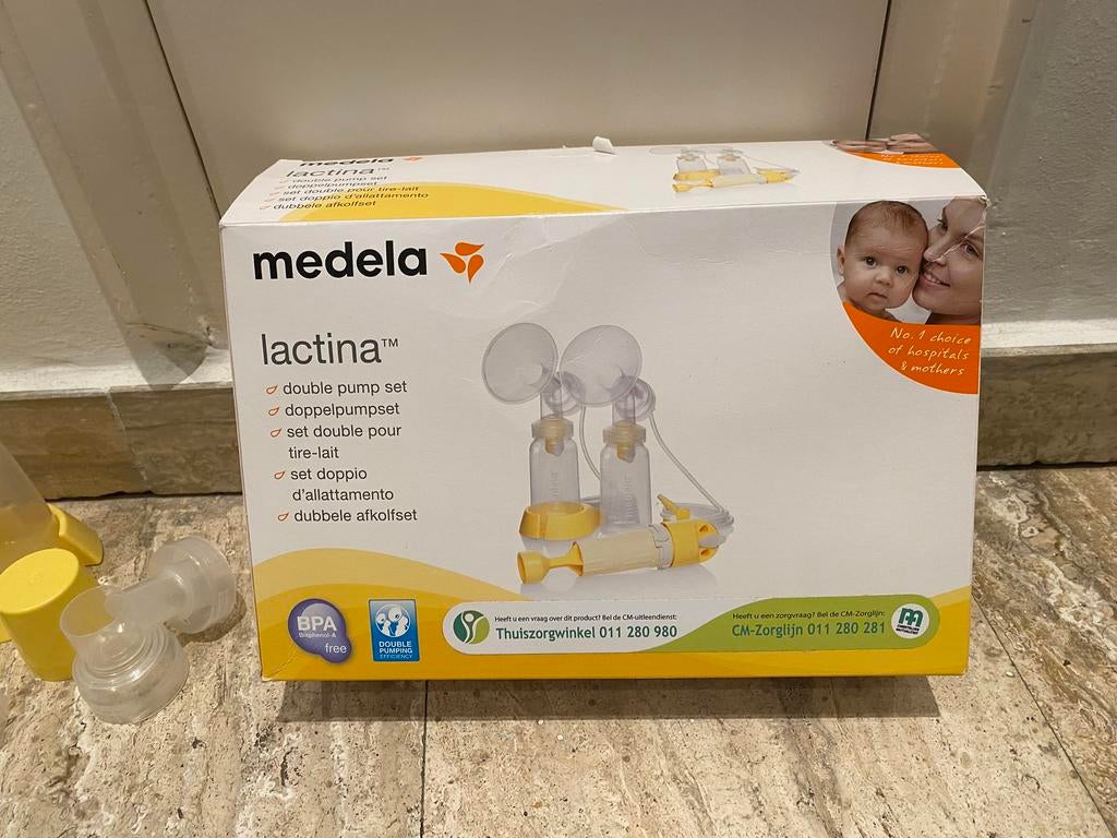 Handkolf lactina (medela), Ophalen of Verzenden, Zo goed als nieuw, Borstkolf