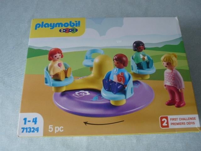 Kindercarrousel - 71324 PLAYMOBIL 1.2.3 Nieuw in doos, Ophalen of Verzenden, Nieuw, Complete set