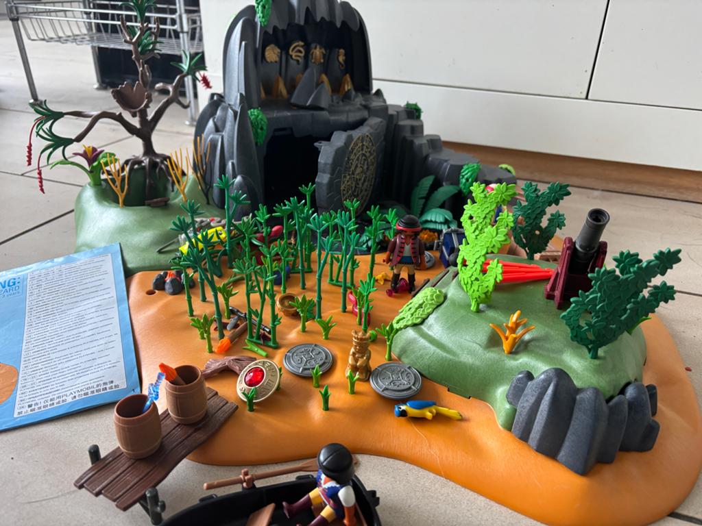 Playmobil 5134 Piraten Schateiland met grot en schatkist, Kinderen en Baby's, Speelgoed | Playmobil, Gebruikt, Los playmobil, Ophalen of Verzenden