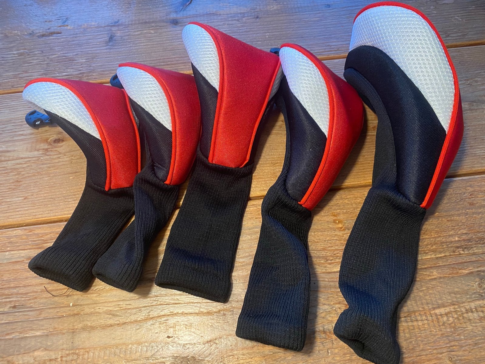 Set 5 NIEUWE headcovers: driver, 2x fairway wood, 2x hybride, Sport en Fitness, Golf, Ophalen of Verzenden, Nieuw, Overige typen