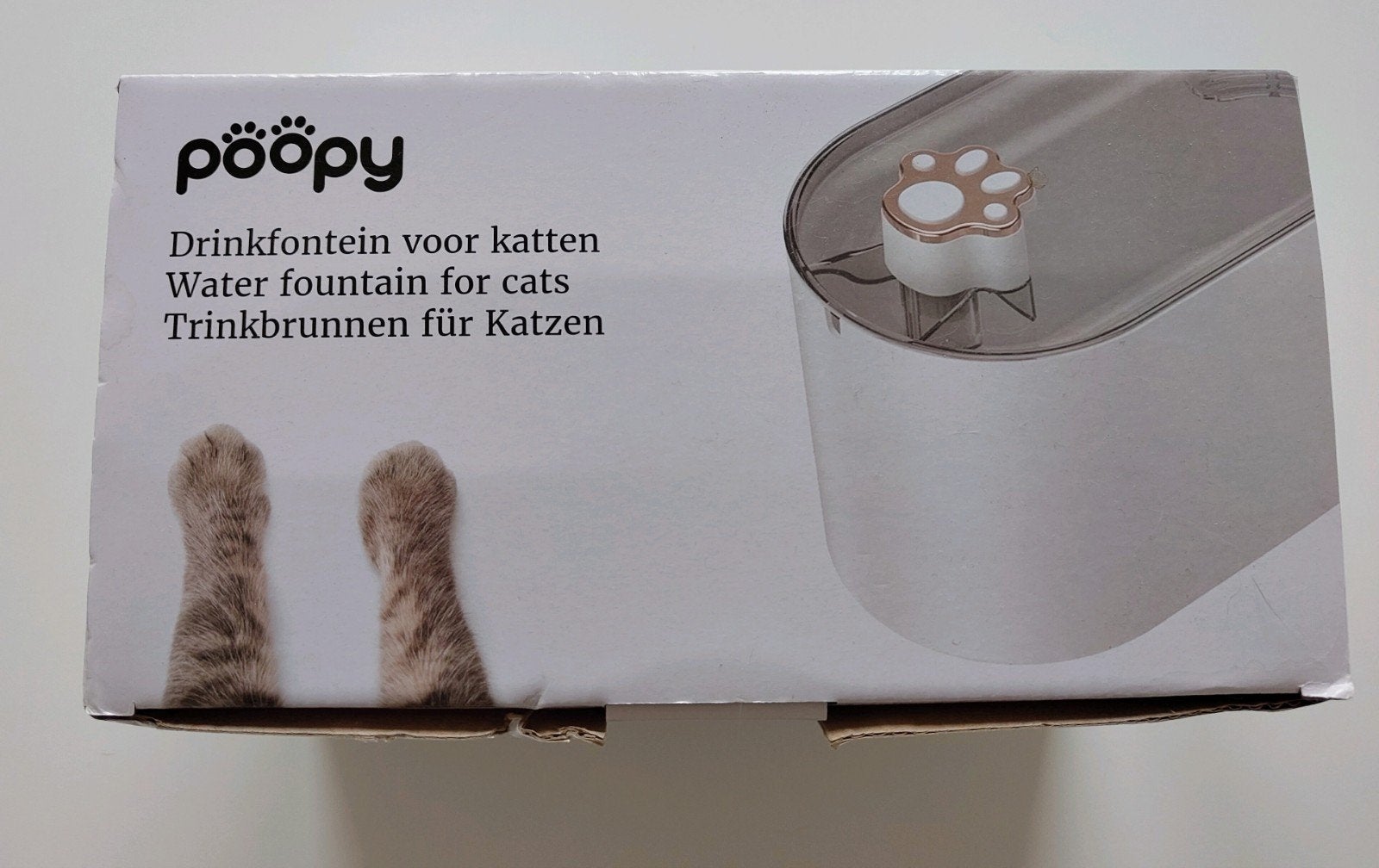Poopy flow drinkfontein voor katten, Ophalen, Zo goed als nieuw