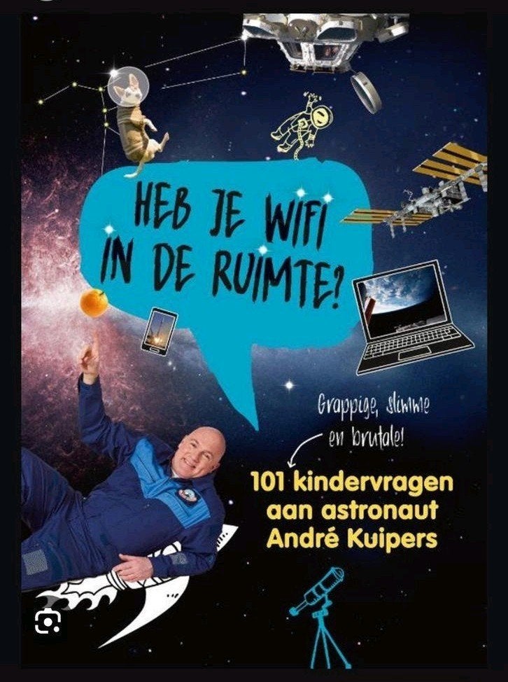 André Kuipers: 101 vragen over de ruimte, Ophalen of Verzenden, Zo goed als nieuw, André Kuipers, Sander Koenen, Non-fictie