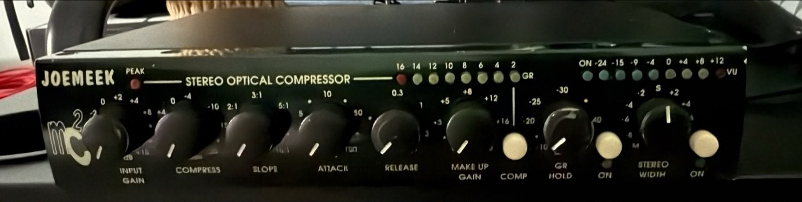 Joemeek MC2 Stereo Optical Compressor, Ophalen of Verzenden, Gebruikt, Compressor