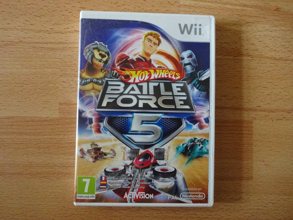 Wii Battle Force 5 Hot Wheels , Nintendo Game, Avontuur en Actie, 2 spelers, Ophalen of Verzenden, Zo goed als nieuw