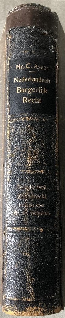 ASSER - TWEEDE DEEL ZAKENRECHT - SCHOLTEN - 1927, Ophalen of Verzenden