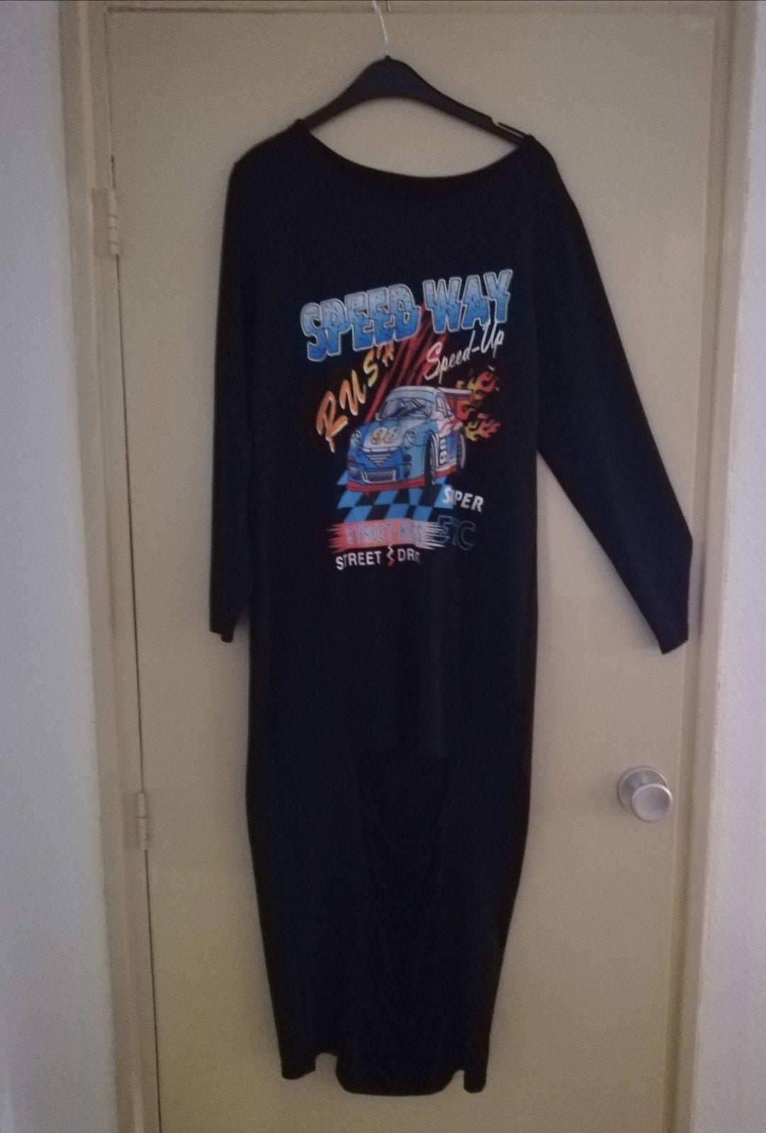 jurk, Ophalen of Verzenden, Zo goed als nieuw, Maat 46/48 (XL) of groter, Onder de knie