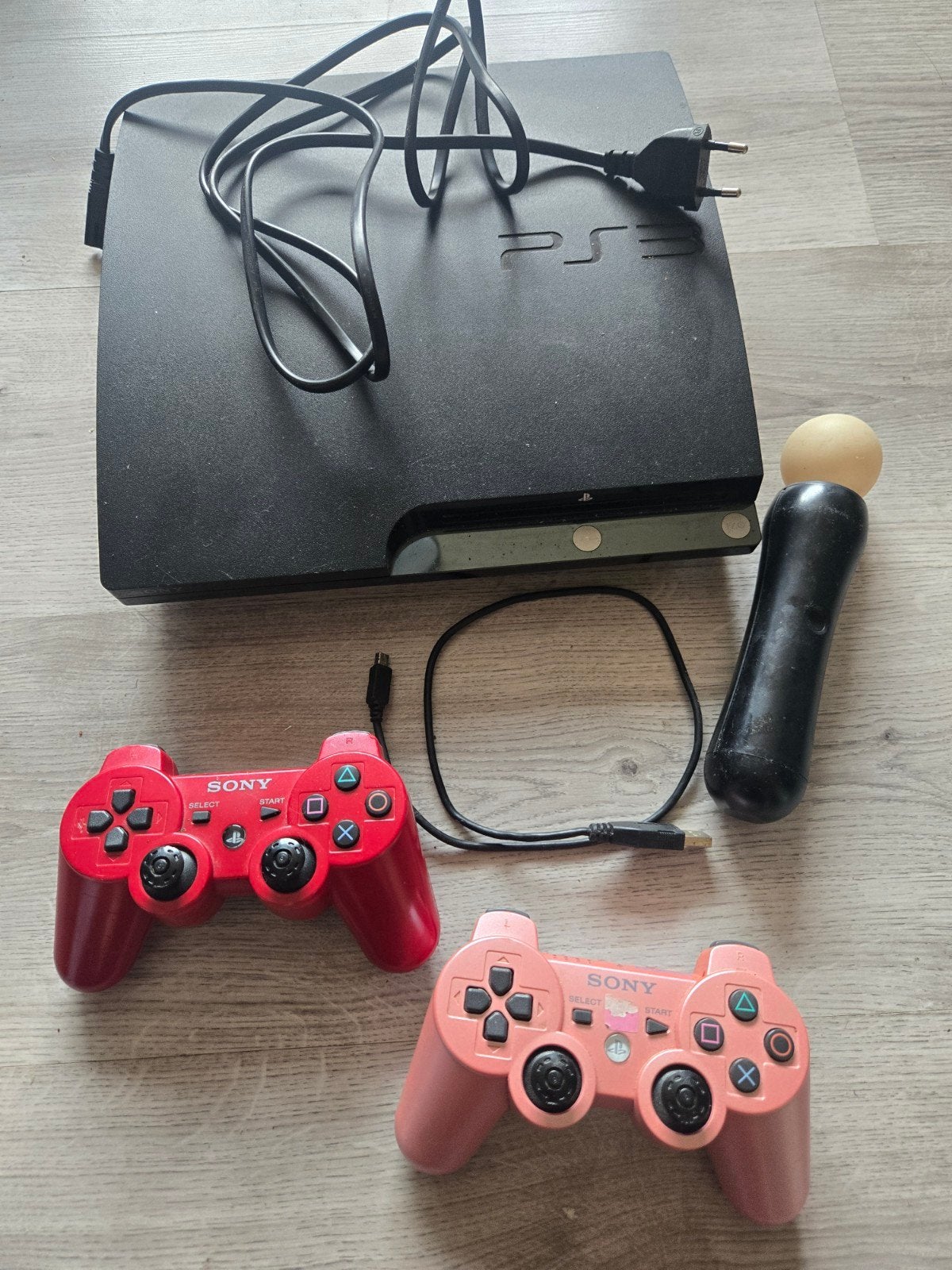 Playstation 3 te koop met spellen, Spelcomputers en Games, Spelcomputers | Sony PlayStation 3, Ophalen, Phat, Met 2 controllers