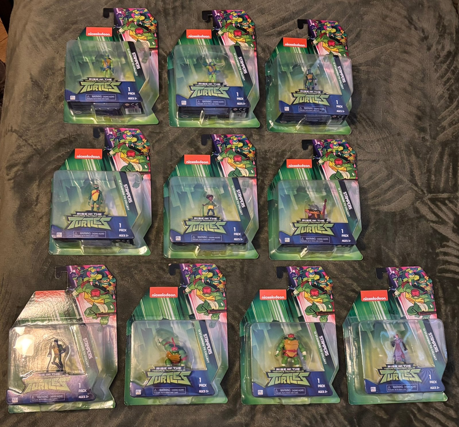 10 verschillende Rise of the TMNT Stampers/figuren. Nieuw!, Ophalen of Verzenden, Nieuw