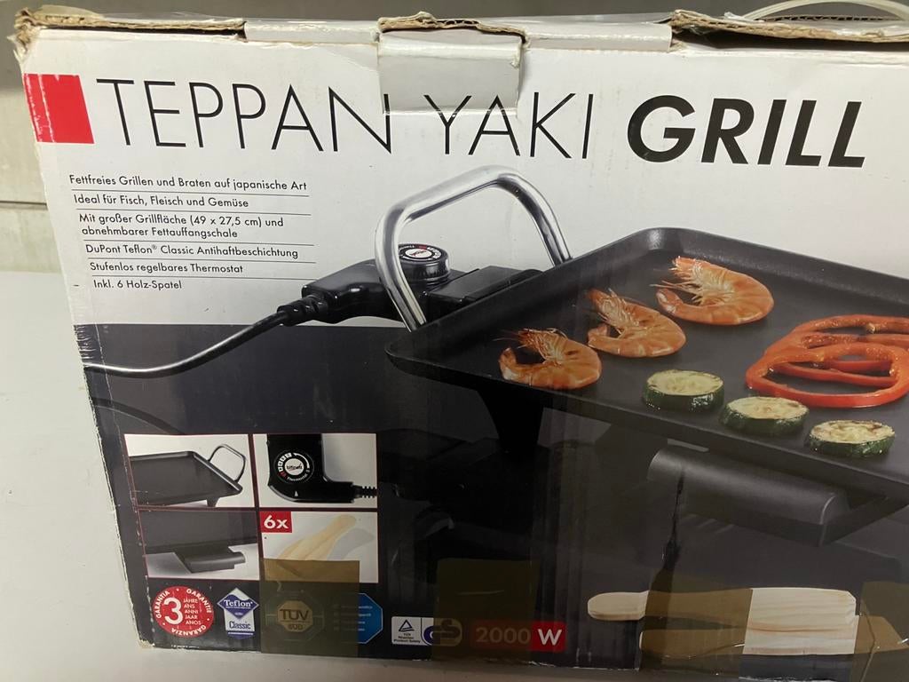 Teppan Yaki Grill, Ophalen of Verzenden, Gebruikt, Tafelgrill