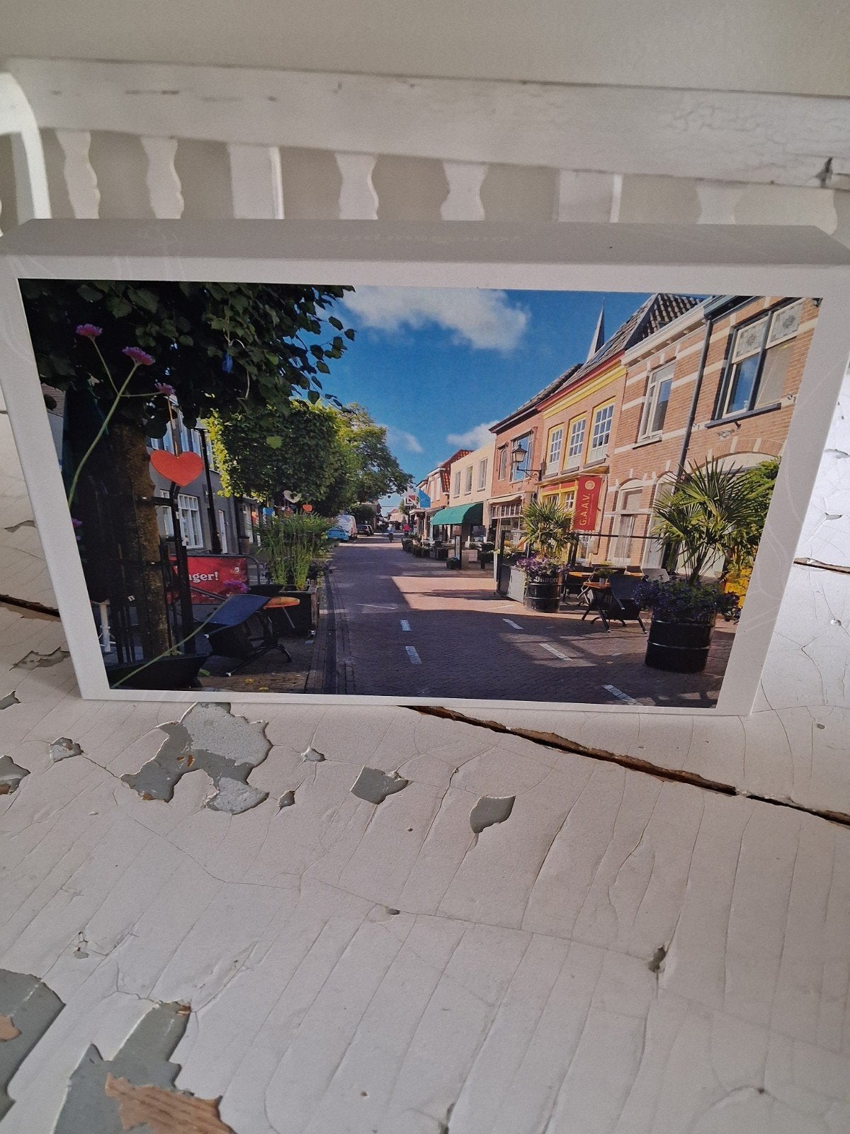 Legpuzzel zgan 1000 stukjes - Straatbeeld Wijhe, Ophalen of Verzenden, 500 t/m 1500 stukjes, Zo goed als nieuw, Legpuzzel