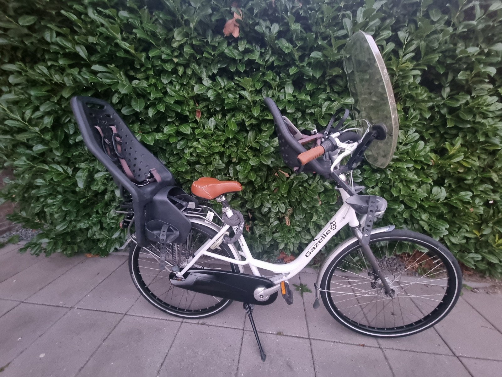 Gazelle Bloom 53cm 7 Versnellingen stuurslot 2 Yepp-zitjes, Fietsen en Brommers, 2 zitjes, 53 tot 56 cm, Ophalen of Verzenden