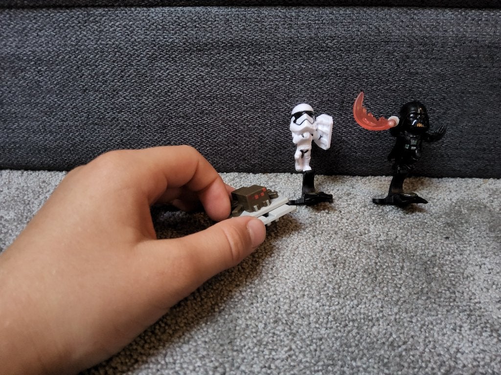 storm trooper, darth vader en spin minecraft poppetjes, Ophalen of Verzenden, Nieuw