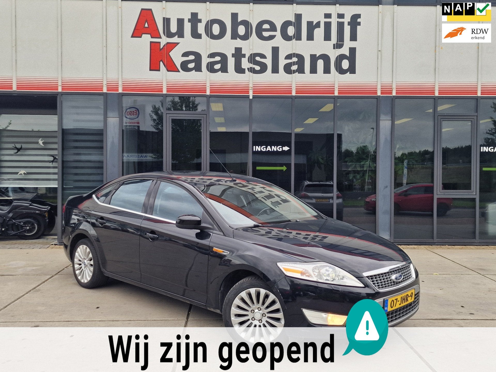 Ford Mondeo 2.0-16V Titanium FlexiFuel - Xenon - Stoelverwar, Auto's, Ford, Gebruikt, Zwart, Zwart, Origineel Nederlands