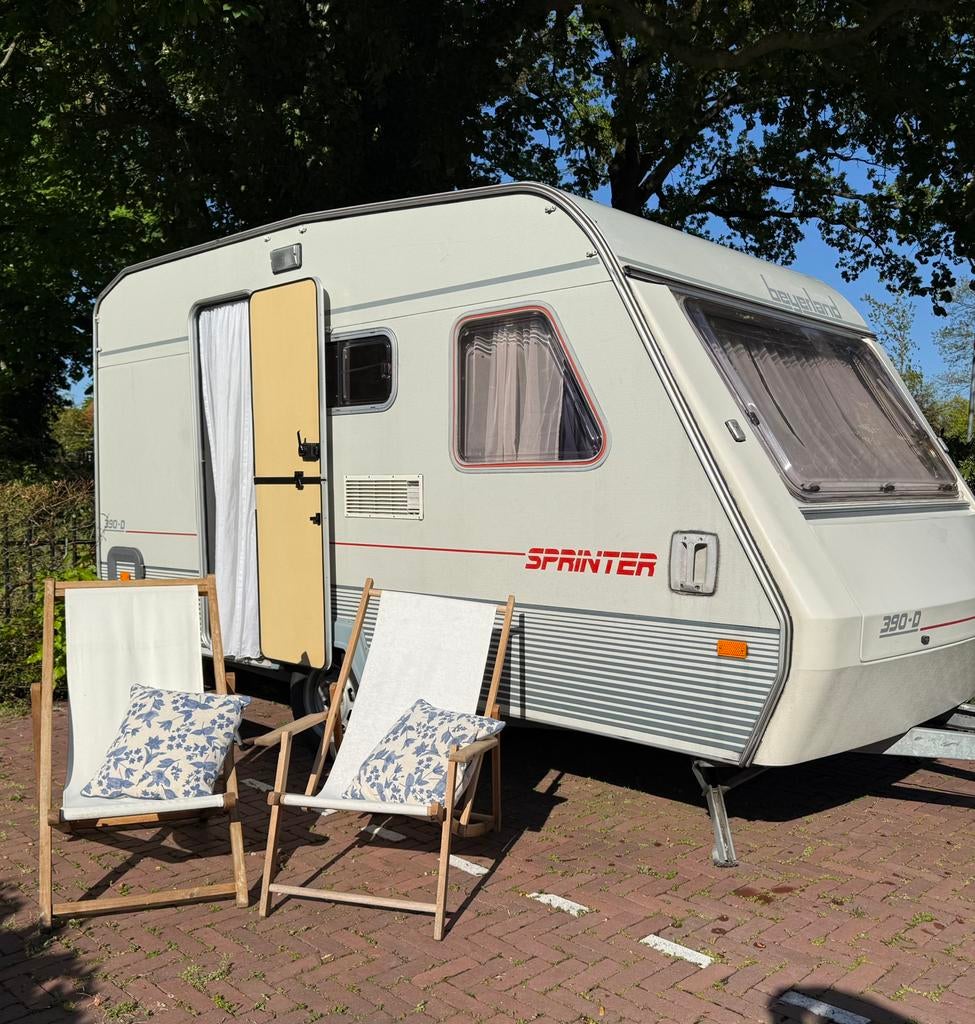 Beyerland 350 caravan met stallingsplaats, Luifel, Treinzit, Tot 4 meter, 500 - 750 kg
