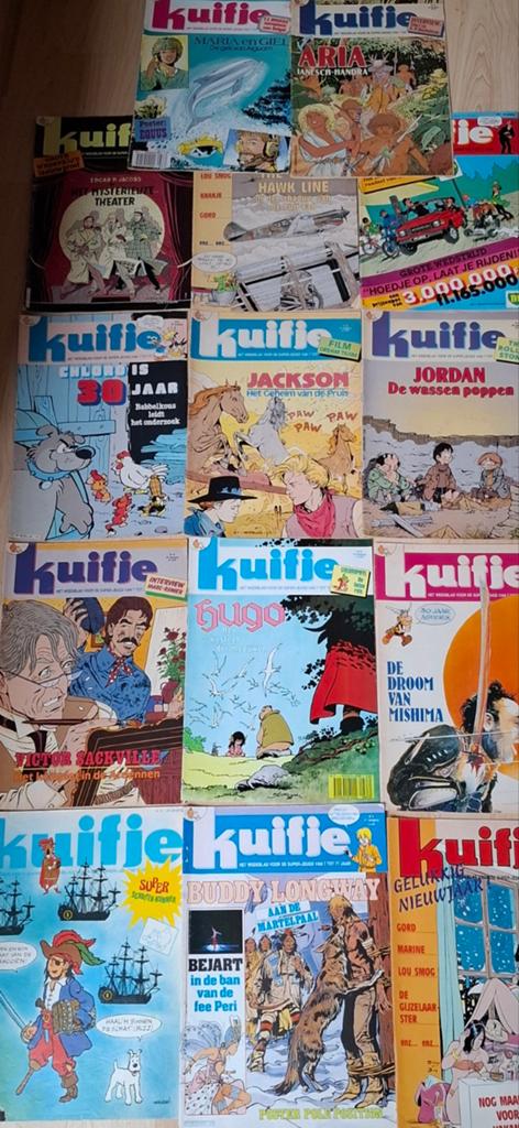 14 Kuifjes weekbladen, Ophalen of Verzenden, Gelezen, Overige typen