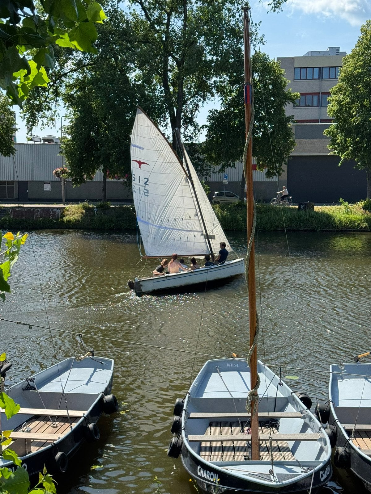 Polyvalk , mooie valk met nieuwe zeilen, zit wat werk aan., Watersport en Boten, Open zeilboten, Polyvalk, Ophalen, Zo goed als nieuw