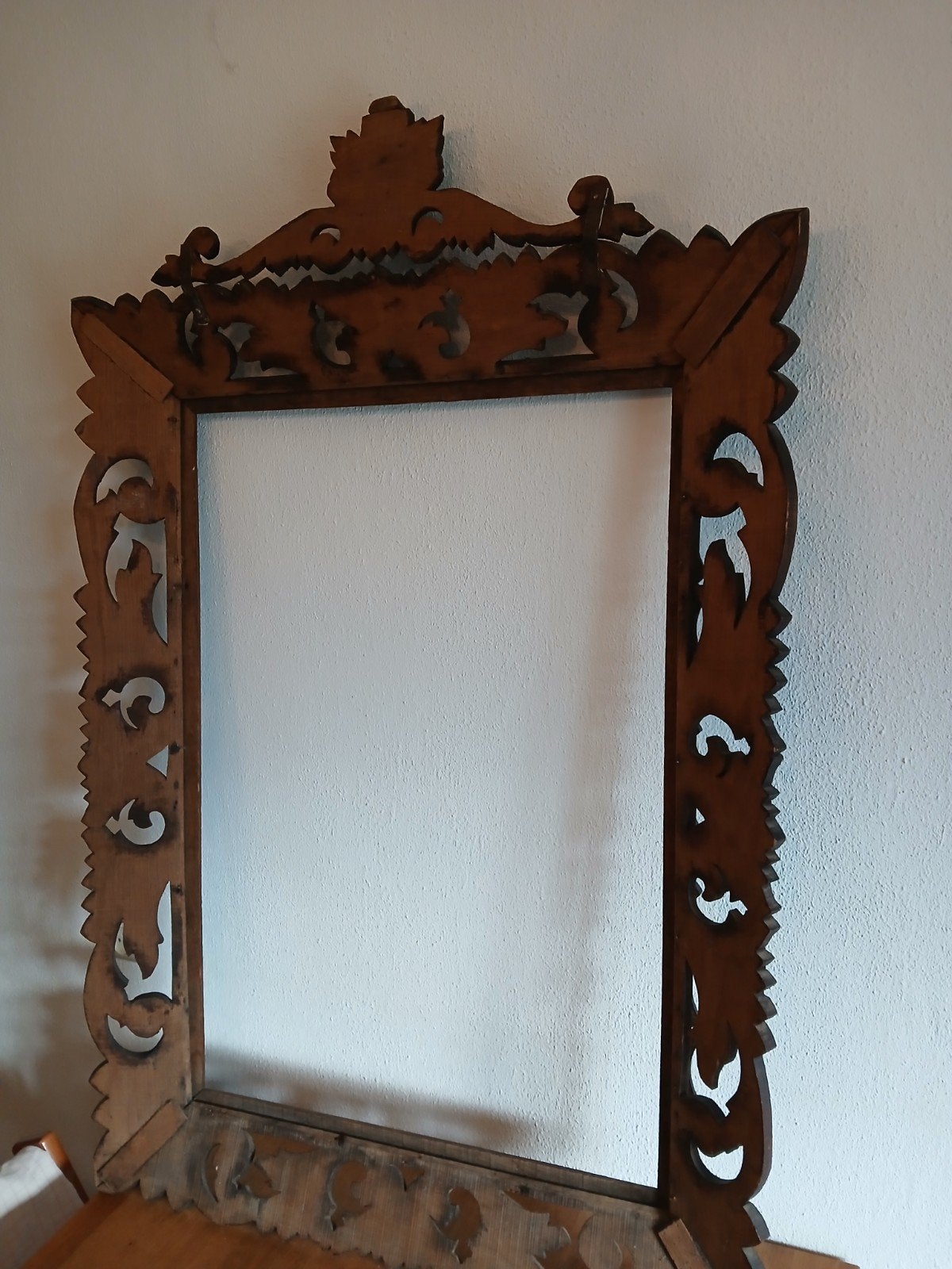 Antiek eikenhouten lijst, Ophalen, Rechthoekig, 50 tot 100 cm, 100 tot 150 cm