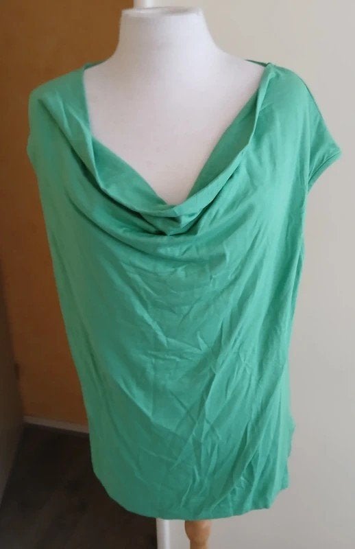 Bonprix shirtje met waterval hals maat 44/46, Bonprix, Maat 42/44 (L), Ophalen of Verzenden, Zo goed als nieuw