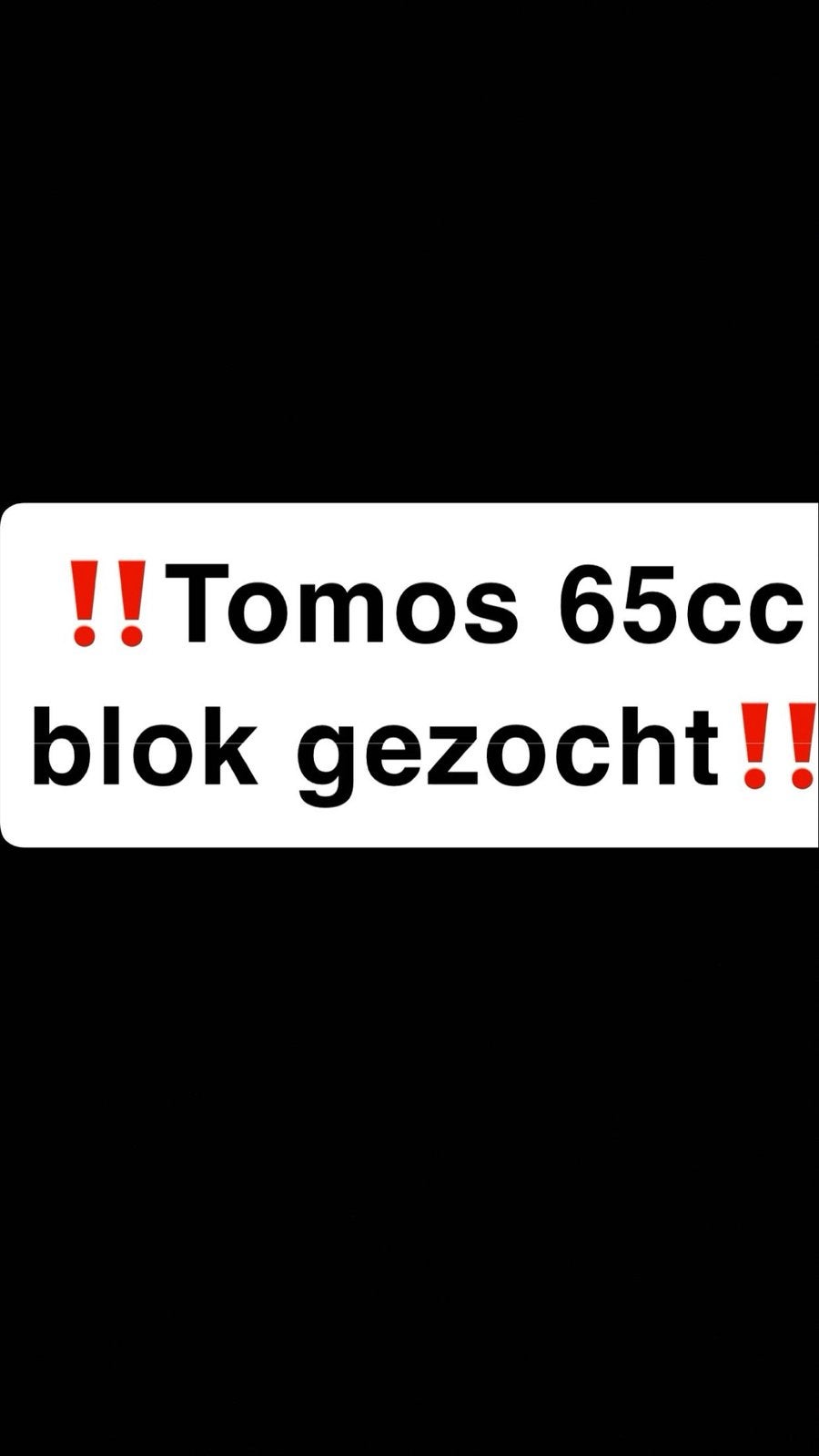 Tomos 65cc blok gezocht, Fietsen en Brommers, Ophalen, Zo goed als nieuw