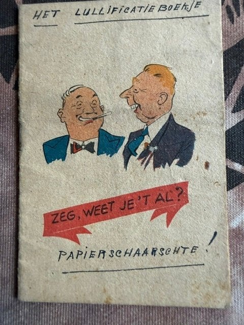 Propaganda NSB 2e W.O. boekje met aantekeningen, Verzamelen, Ophalen of Verzenden, Overige soorten, Nederland, Boek of Tijdschrift