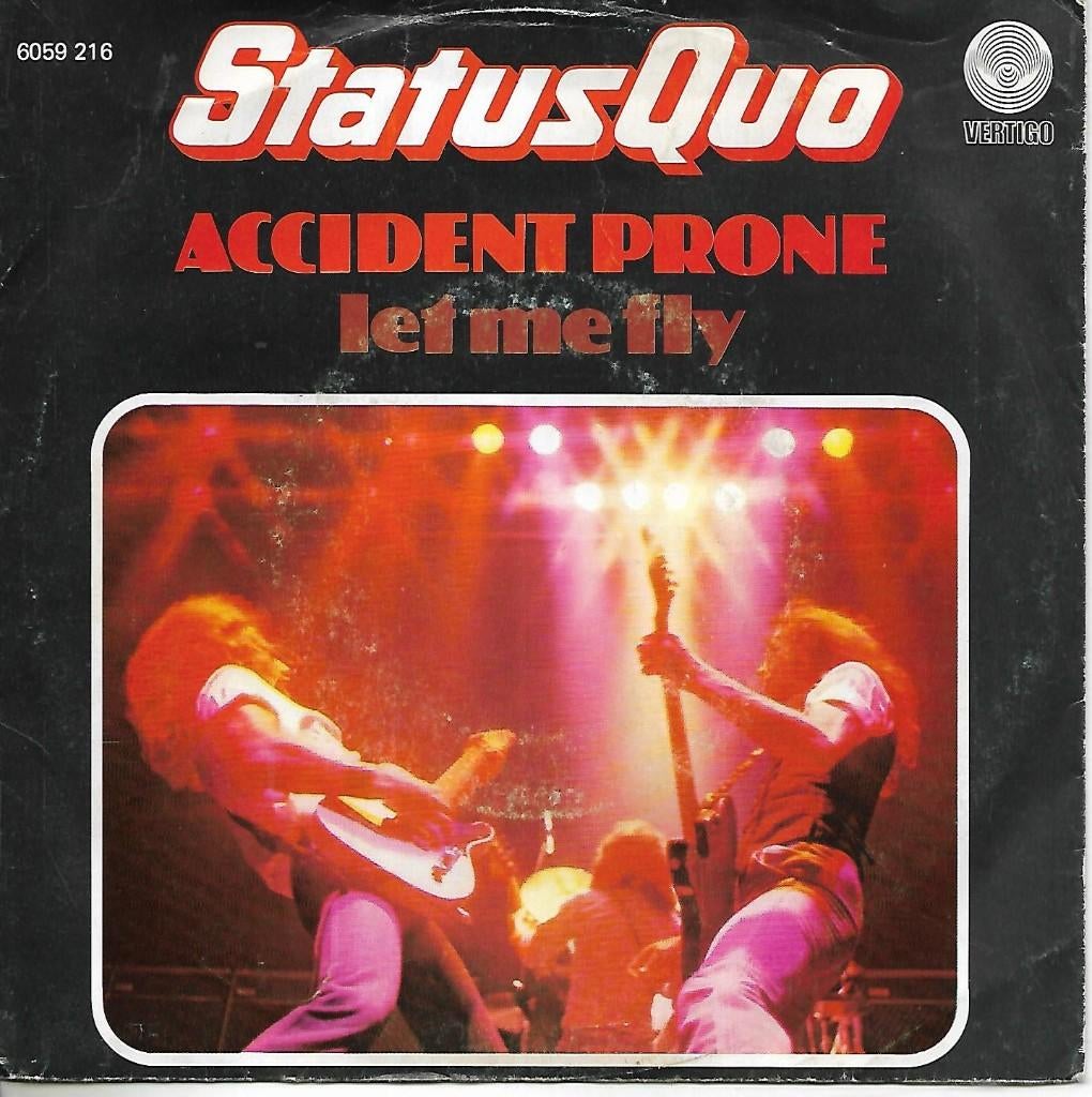 Status Quo - Accident prone, Gebruikt, 10 inch, Single, Ophalen of Verzenden