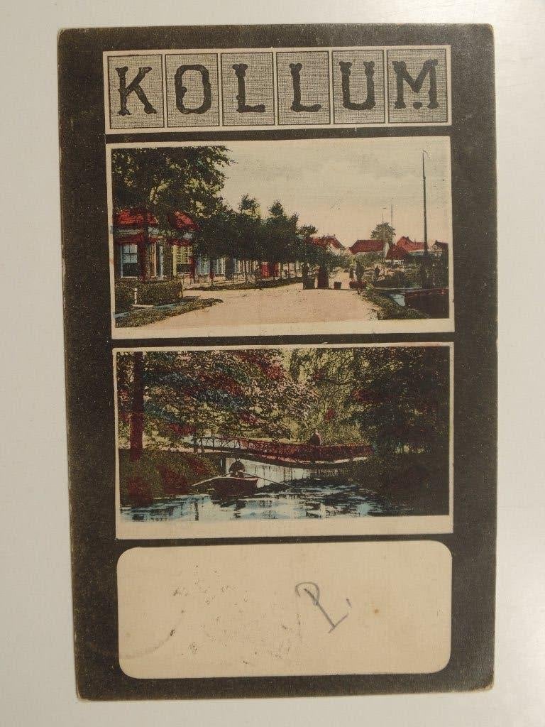 Kollum 12, Ophalen of Verzenden, 1940 tot 1960, Gelopen, Friesland
