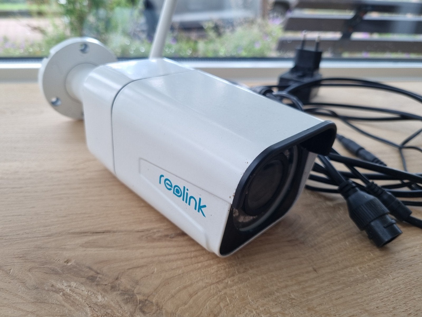 Reolink RLC-511W Buitencamera - WiFi, 5MP, Audio, Tv en Foto, Videobewaking, Ophalen of Verzenden, Gebruikt, Buitencamera