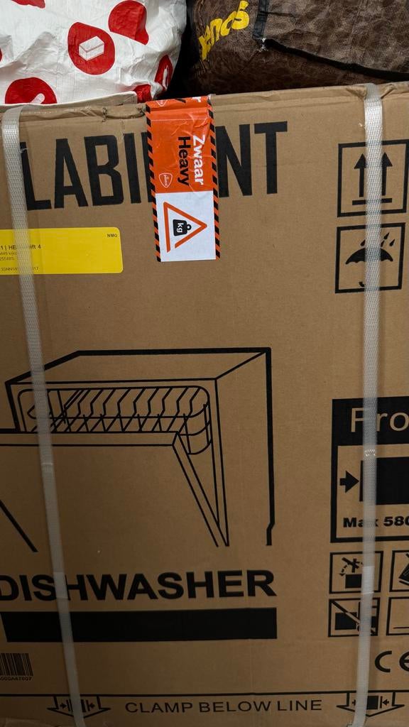 Labirent vaatwasser LMV8-7PZW1, Ophalen, Minder dan 85 cm, 60 cm of meer, Nieuw