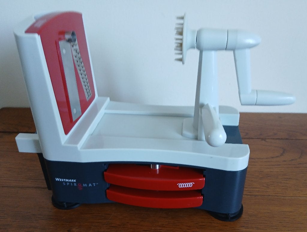 Westmark Spiromat fruit- en groentesnijder, Kunststof, Ophalen of Verzenden, Zo goed als nieuw, Snijmachine