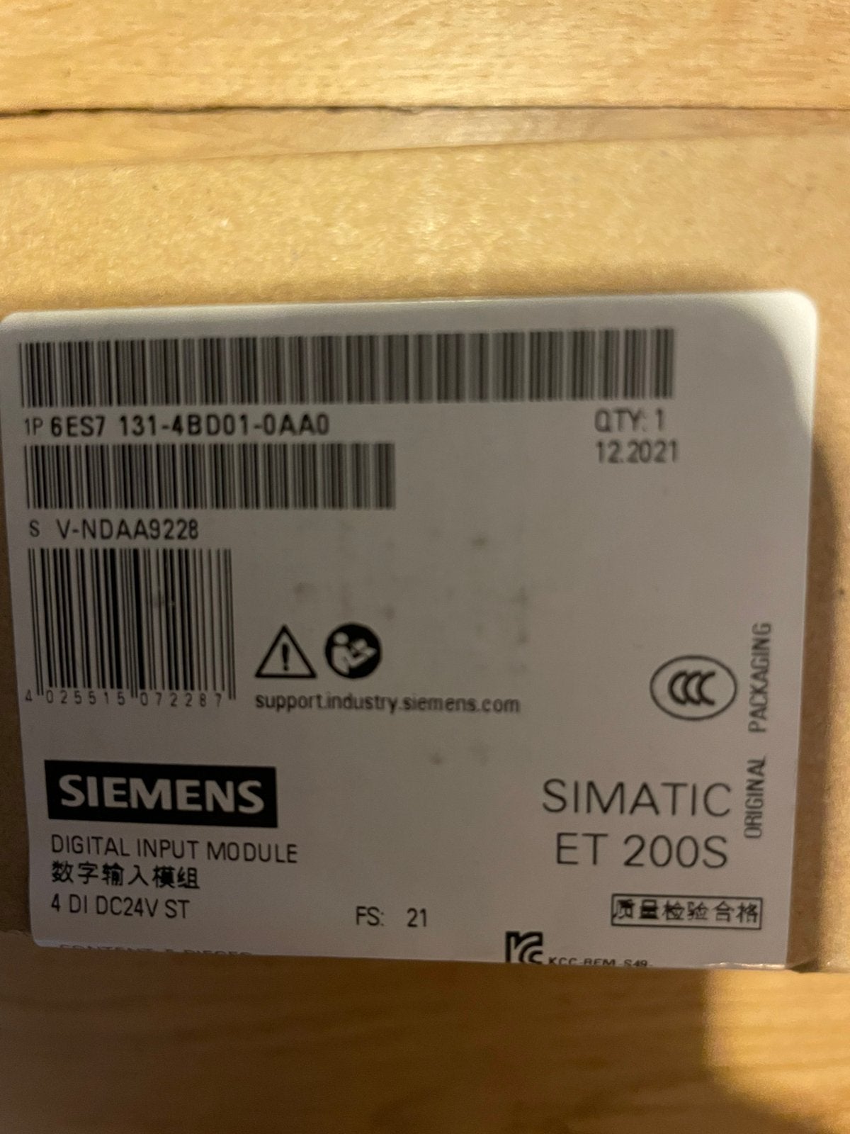Siemens simatic ET 200S  a 5-stuks, Ophalen of Verzenden, Nieuw