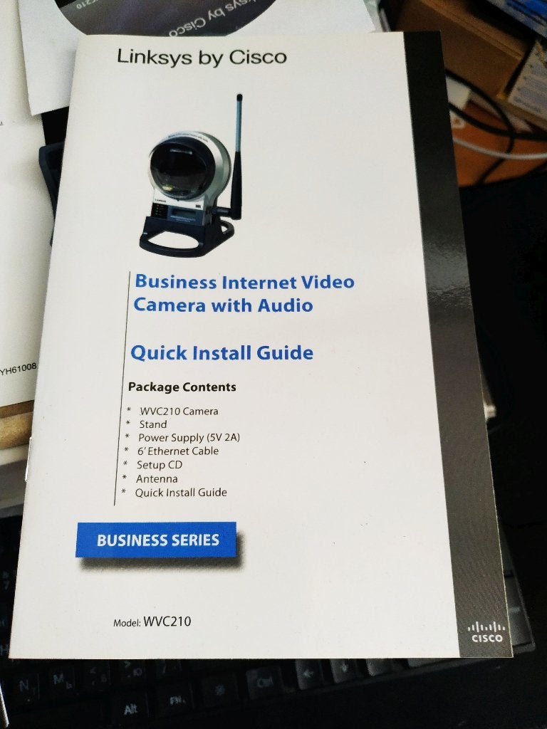 Linksys Cisco WVC210 v1 Wireless Camera met audio, Ophalen of Verzenden, Audio en Video