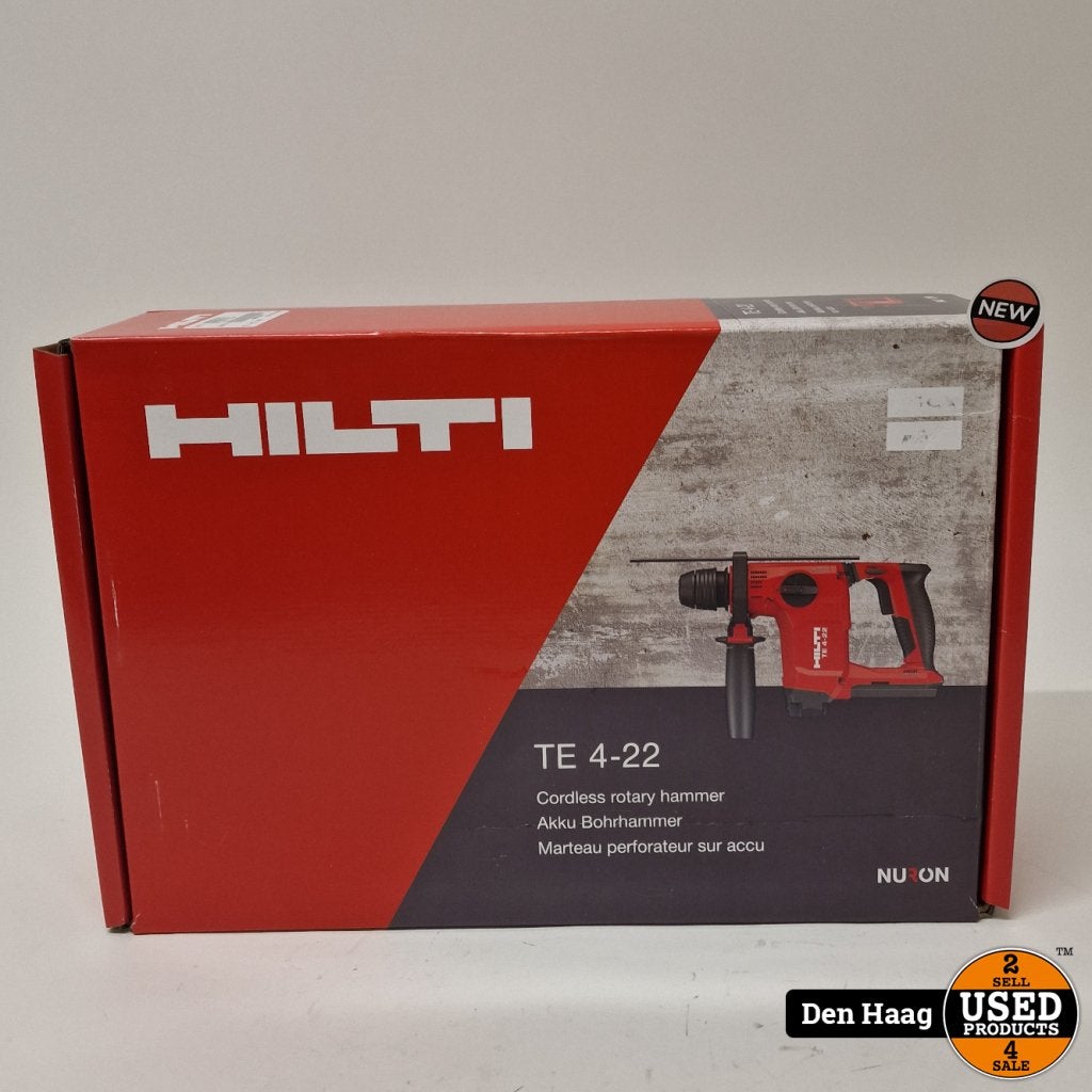 HILTI TE 4-22 Nuron Accuboorhamer Body | Nieuw, Doe-het-zelf en Verbouw, Gereedschap | Boormachines, Hilti, Gebruikt, Support@hilti.com