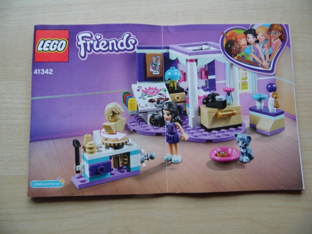 Lego Friends Emma's Kunststand (41342), Lego, Friends, Ophalen of Verzenden, Zo goed als nieuw