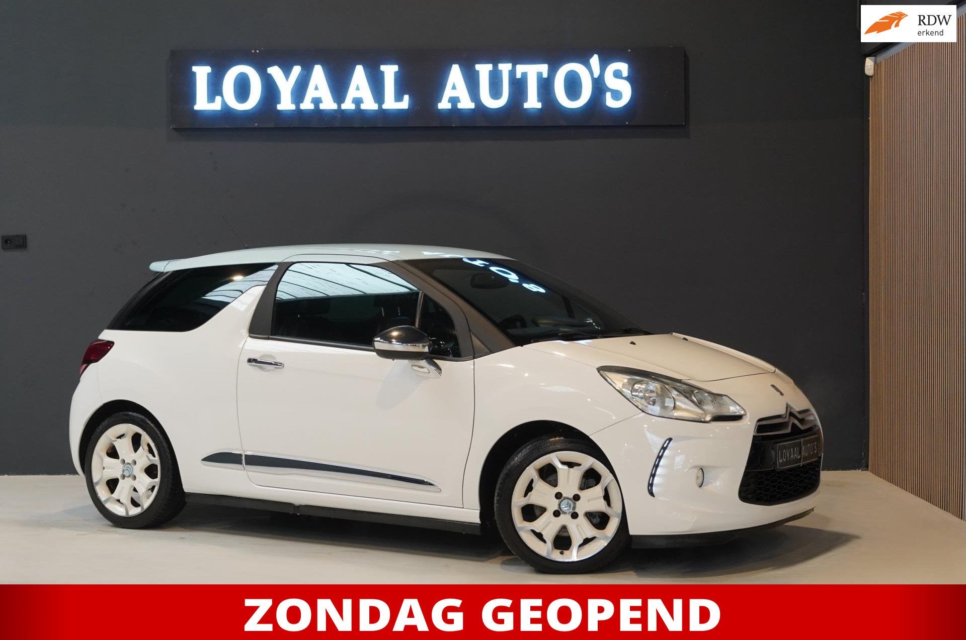 Citroen DS3 1.6 THP Sport Chic 2 | AIRCO | CRUISE | ELEK.RAM, Euro 5, 15 km/l, Gebruikt, Bedrijf