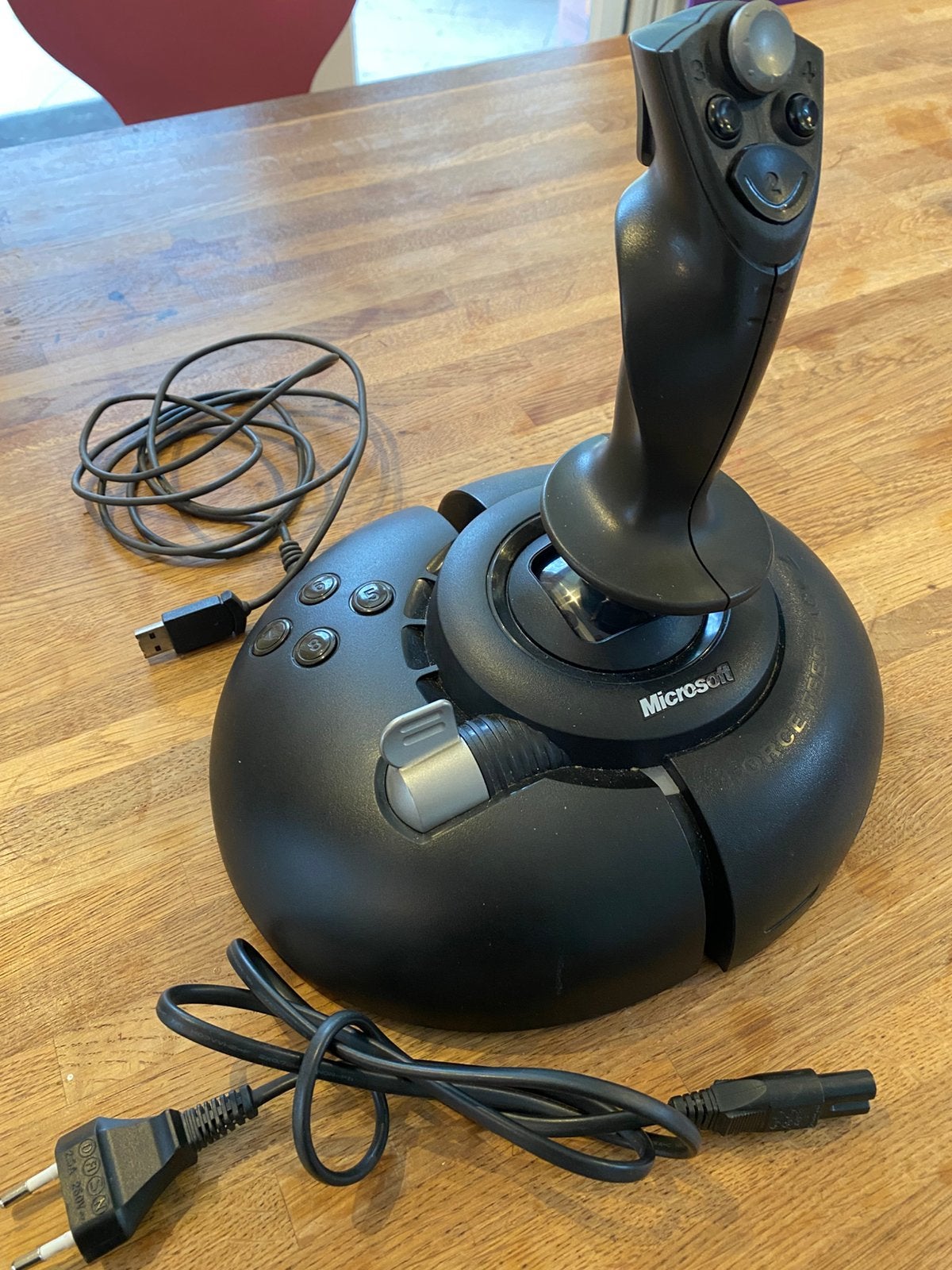 Microsoft SideWinder Force Feedback 2 Joystick, Ophalen of Verzenden, Gebruikt