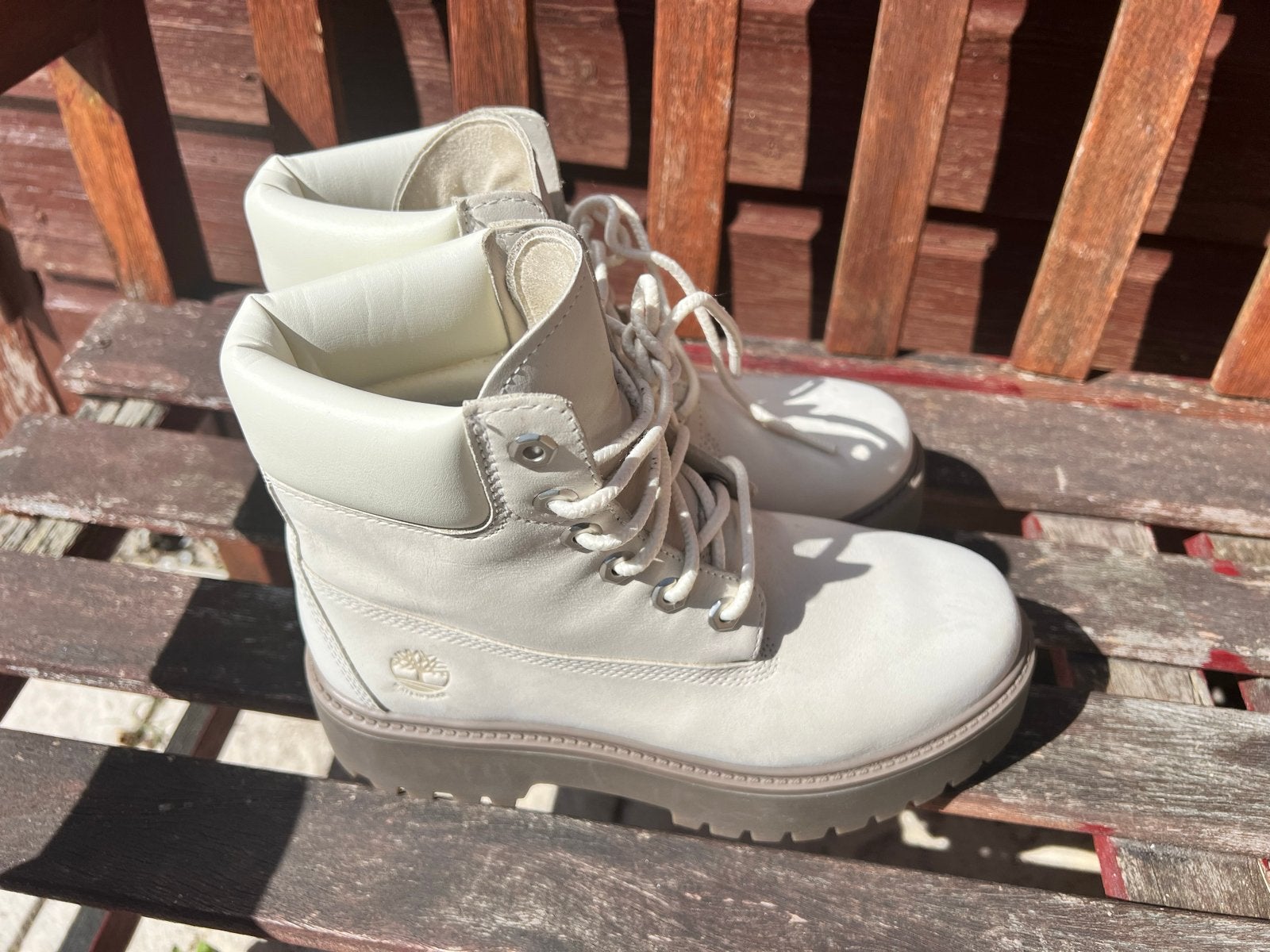 Timberland Stone Street 6 inch waterproof grijs maat 38,5, Ophalen of Verzenden, Zo goed als nieuw, Grijs, Lage of Enkellaarzen