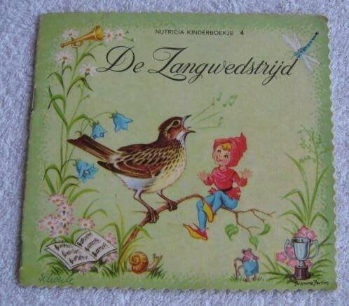 Kinderboekje De Zangwedstrijd (zwart logo; nr.4) Nutricia, Ophalen of Verzenden, Gebruikt, Overige typen