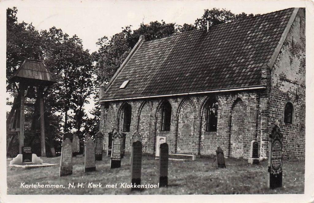 703-415-025 Kortehemmen NH Kerk met Klokkenstoel, Verzenden, Voor 1920, Friesland