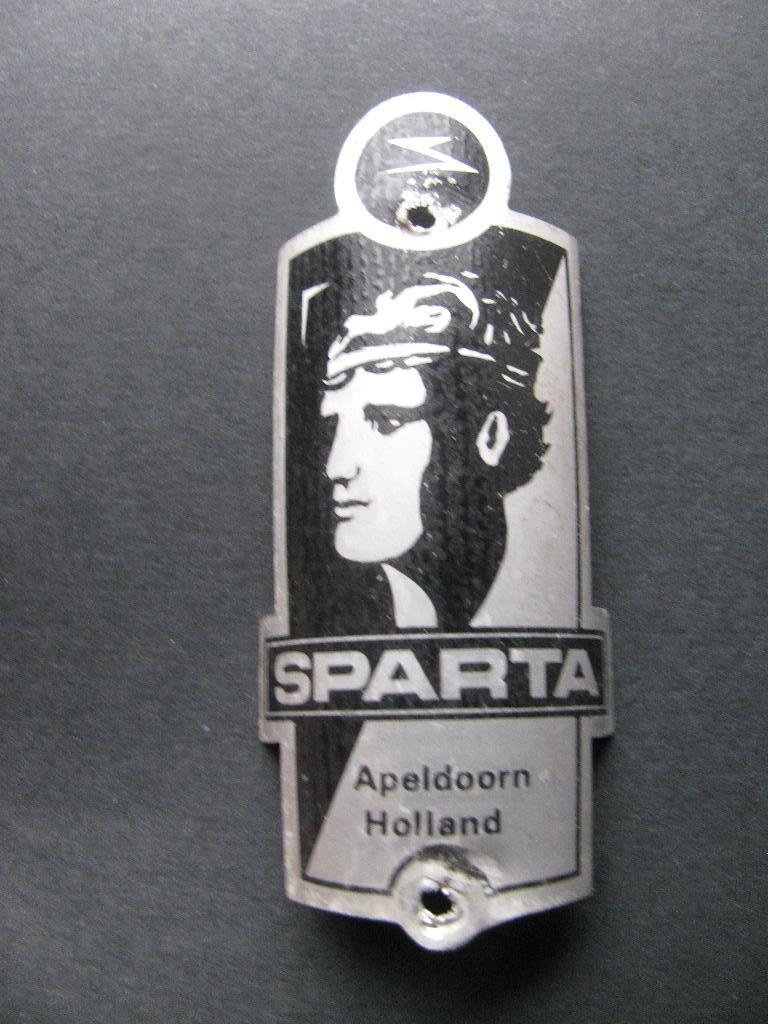 Vintage Balhoofd Fiets Embleem - Sparta / Apeldoorn, Verzenden, Gebruikt, Overige typen