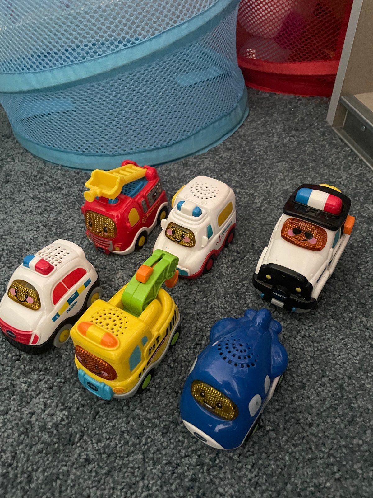 VTech Toet Toet Auto's set (6 stuks), Ophalen of Verzenden, Gebruikt