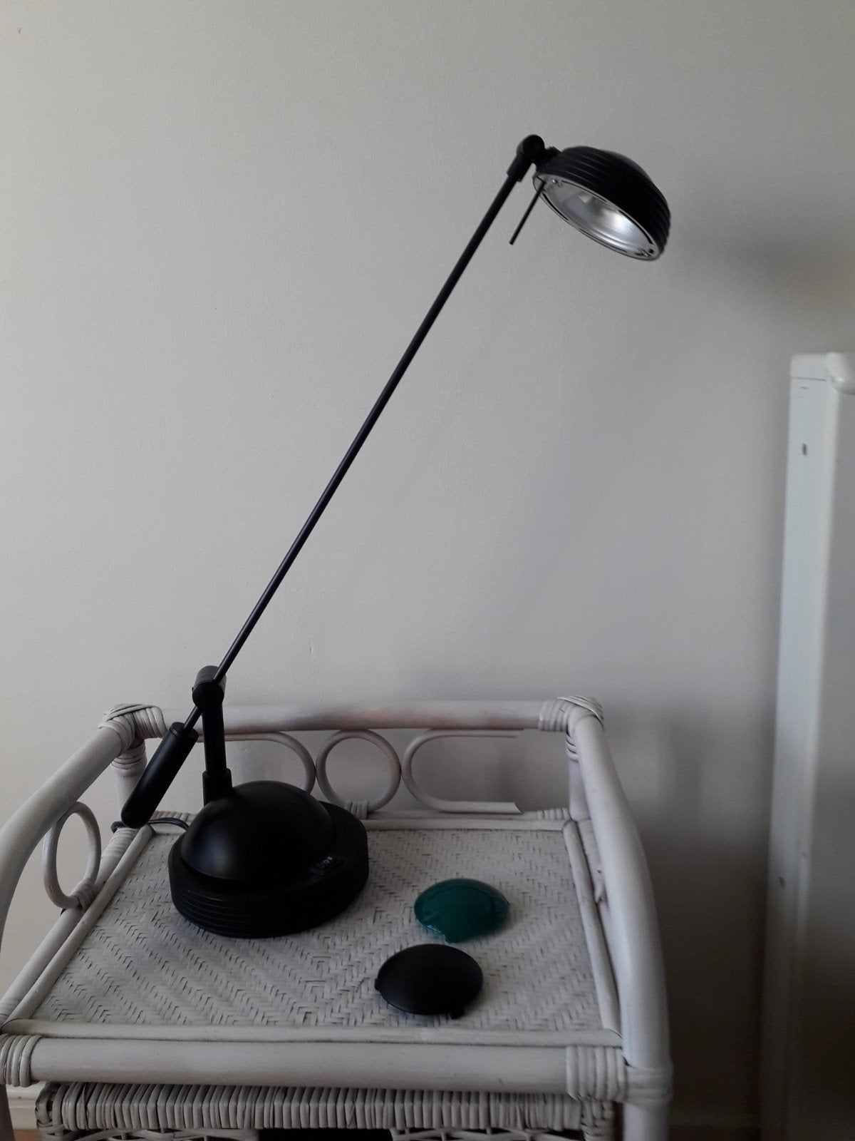 Bureaulamp of slaapkamerlampj, Blauw, Ophalen of Verzenden, Bureaulamp
