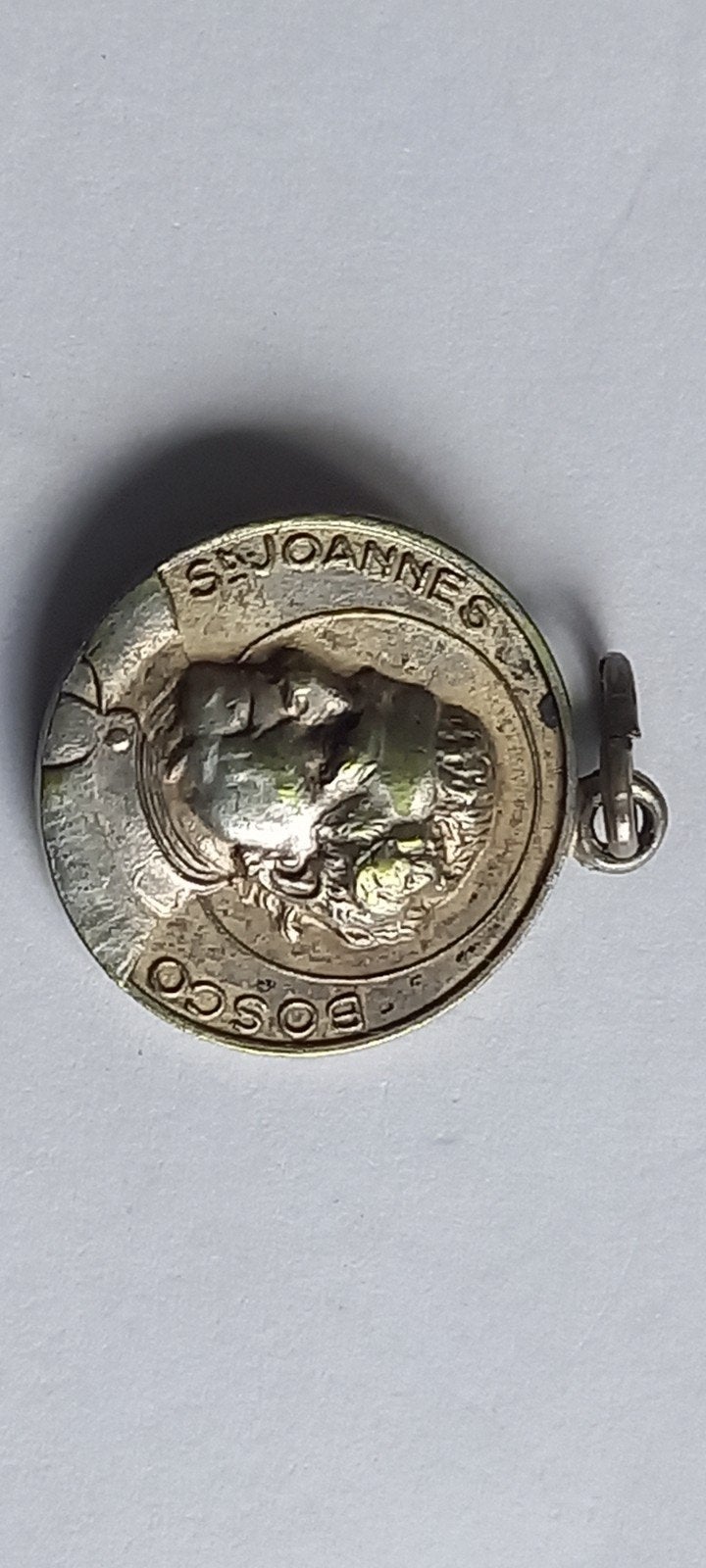 Verzilverde Medaille San Juan Bosco en Auxilium Christiano, Ophalen of Verzenden, Gebruikt