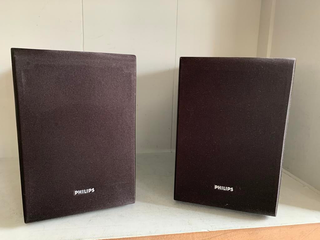 Philips boekenplank speakers - Compact - MCD395 / 4 Ohm, Audio, Tv en Foto, Philips, Gebruikt, Ophalen of Verzenden, Minder dan 60 watt
