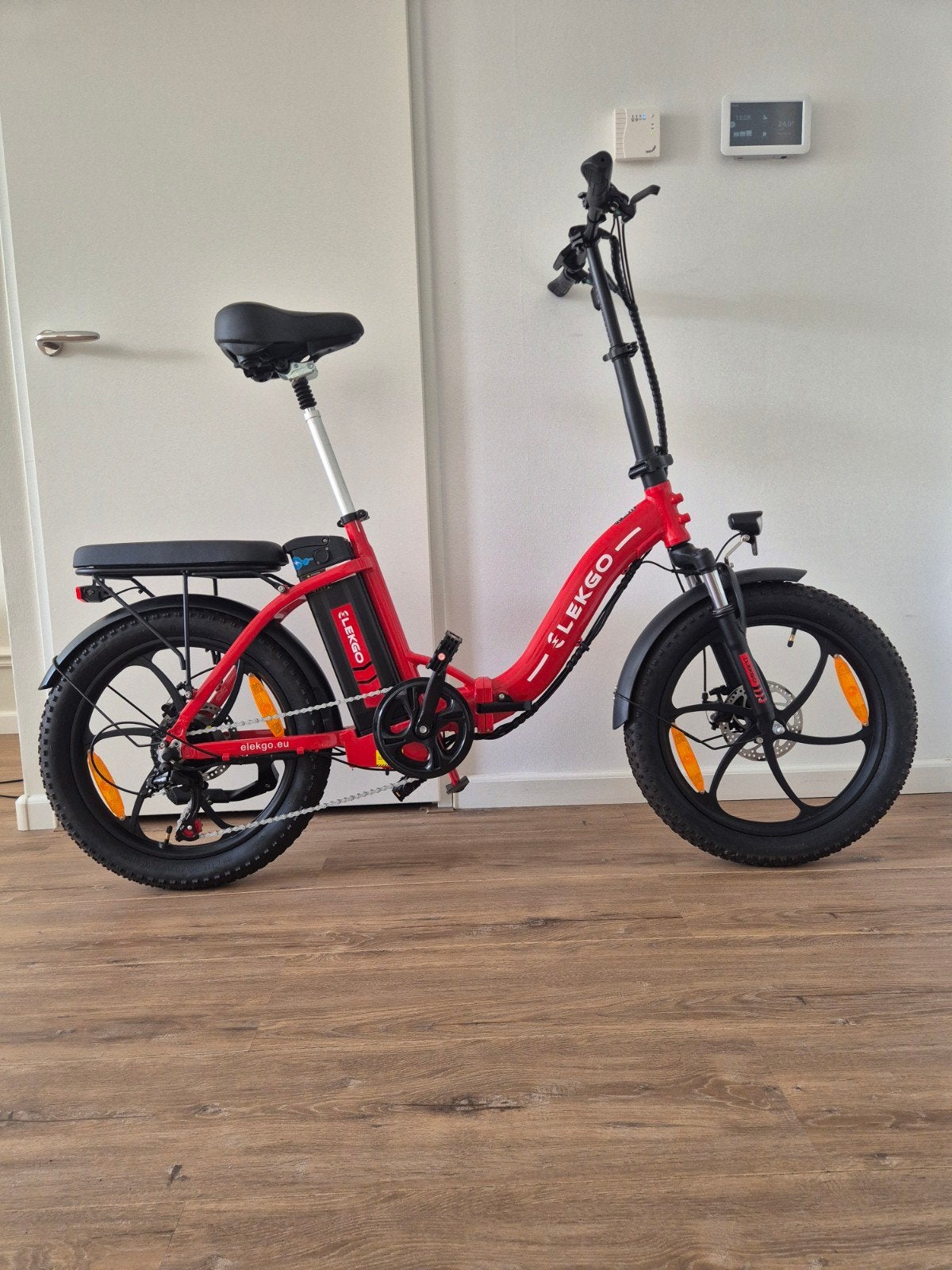 Splinter nieuwe Elekgo elektrische vouwfiets (15km), Versnellingen, Nieuw, Schijfrem, Ophalen