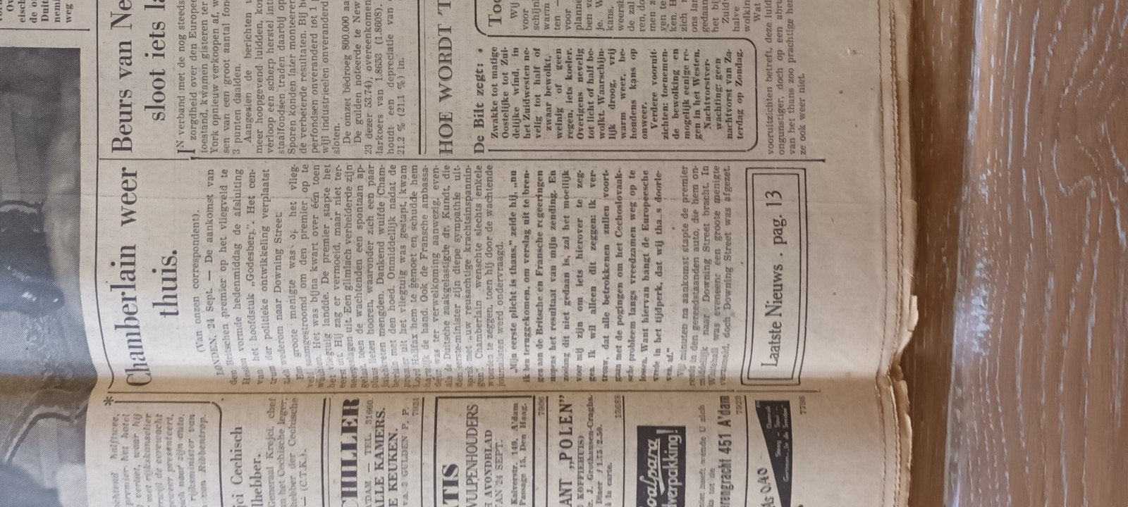 DeTelegraaf 2x, Verzenden, Tweede Wereldoorlog