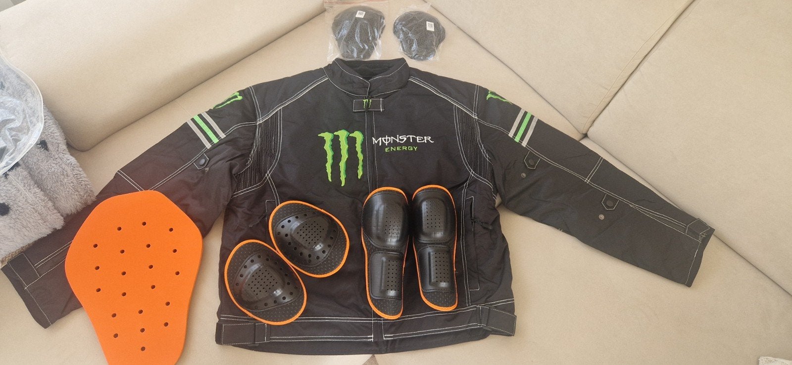 Monster Energy Motorjas - Maat 4XL, Motoren, Monster Energy, Jas | textiel, Heren, Ophalen of Verzenden