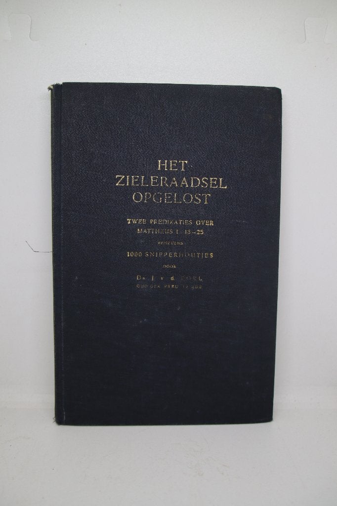 Het zielenraadsel opgelost - J. van der Poel, Boeken, Ophalen of Verzenden, Gelezen
