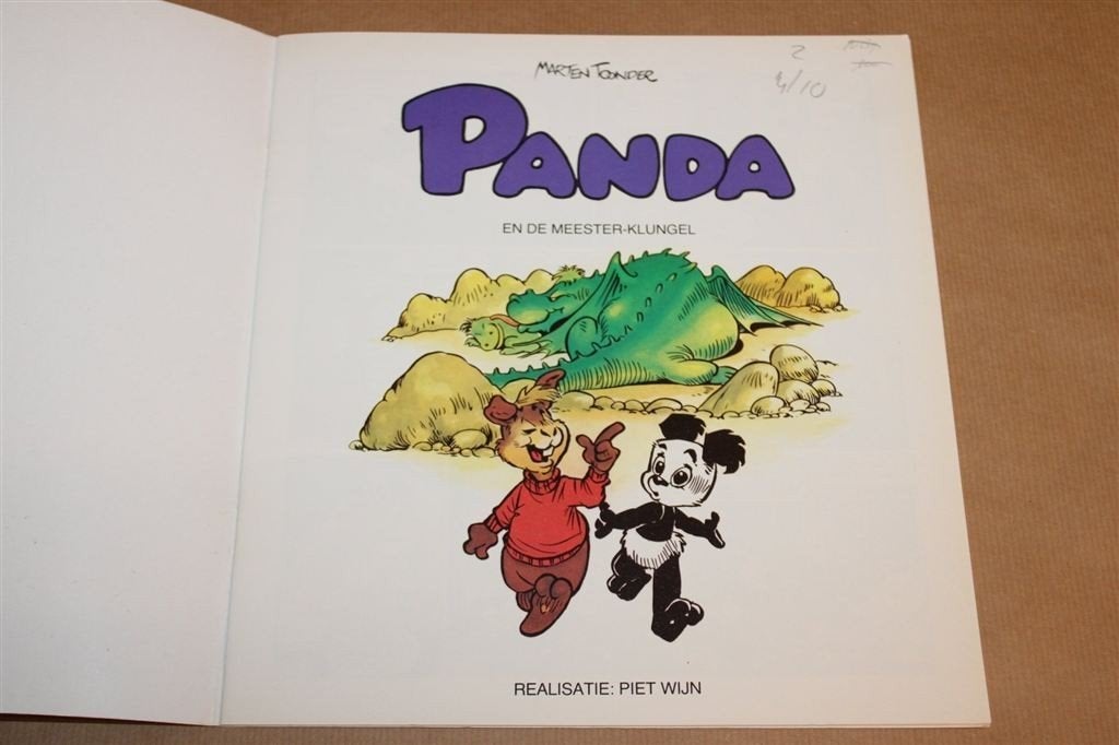 Panda en de Meester-Klungel — Marten Toonder en Piet Wijn, Eén stripboek, Ophalen of Verzenden, Gelezen