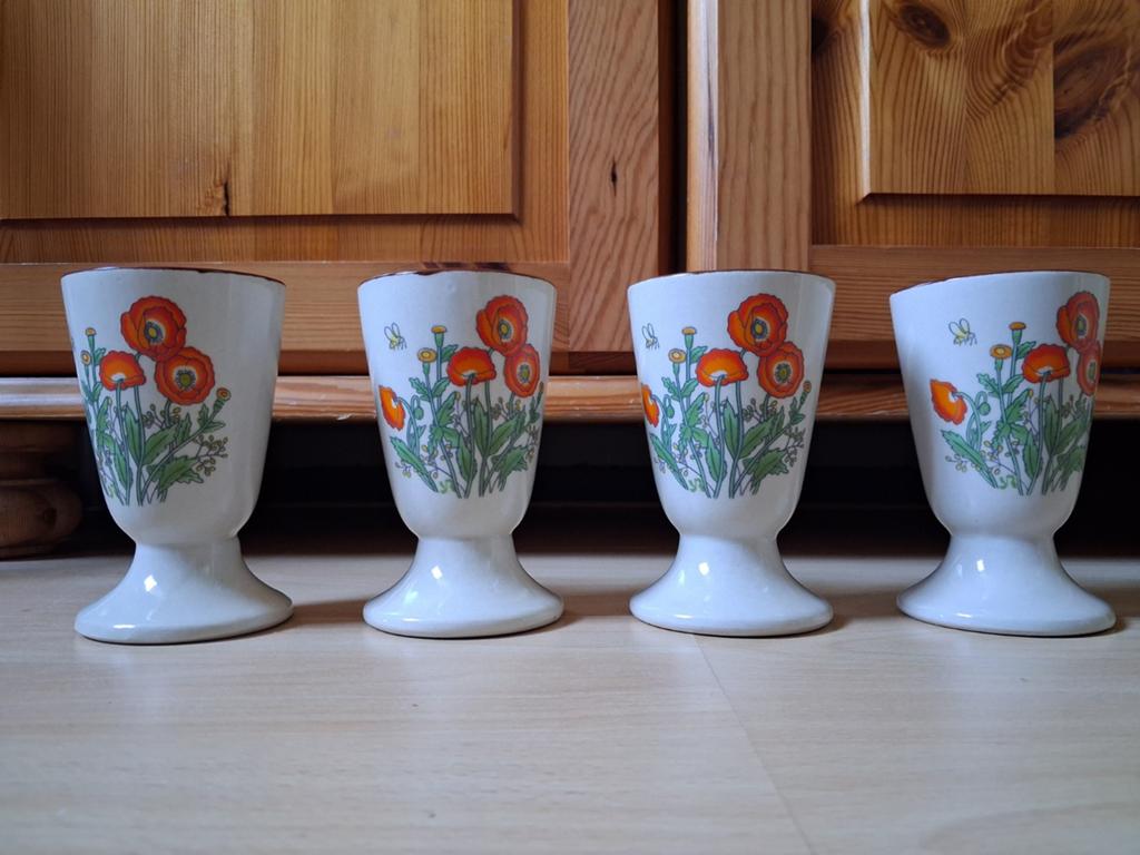 Vintage Wildflowers bekers, Ophalen, 25 tot 50 cm, Minder dan 100 cm